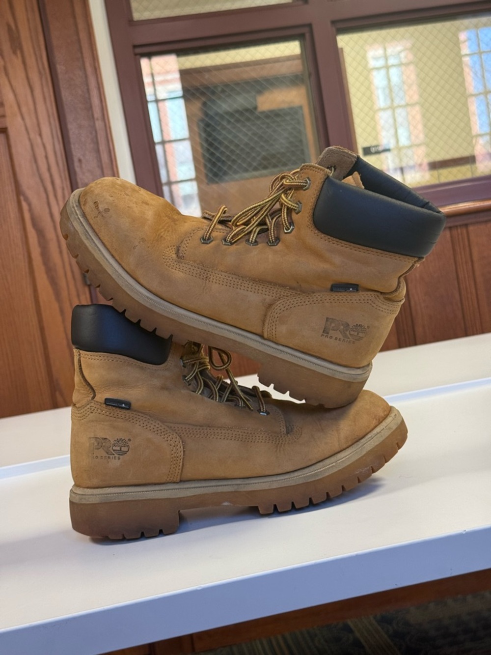 Timberland PRO Men’s Size 10.5 Tan Wheat Work Boots